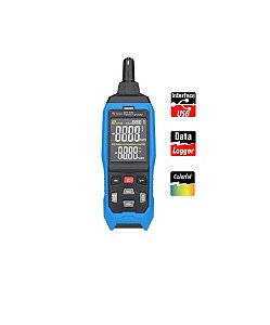 Termo-Higrômero Display Duplo / Faixa de -20°C a 60°C / Datalogger 4000 pontos Minipa MTH-1390
