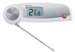 Termômetro de alimentos com sensor de temperatura dobrável - Testo 104 - 0563 0104