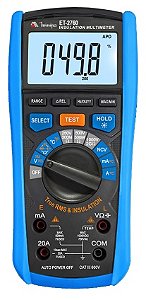Multímetro Megômetro 1kv CAT III 600V True RMA Minipa ET-2760