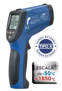 Termômetro Infravermelho Laser Duplo -50c a 185c - Incoterm ST-1000