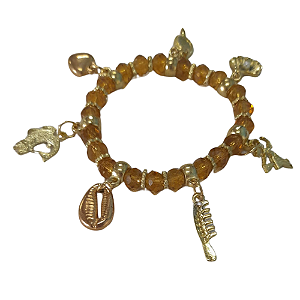 Pulseira & Amuleto Oxum