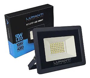 Refletor Smart Eco LED 50W 5500K Autovolt 4000 Lumens