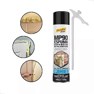 Espuma Expansiva 340g/500ml Mundial Prime