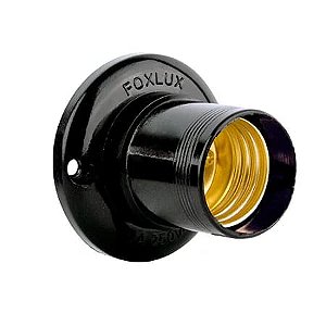 Soquete Fixo Preto FOXLUX |