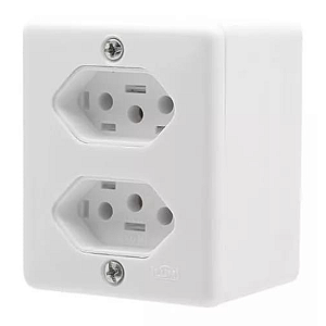 2 tomadas BOX - ILUMI