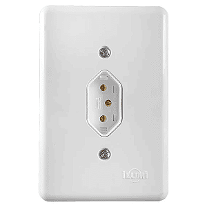 Conjunto Tomada 3 Pinos (2P+T)  250V Stylus ILUMI