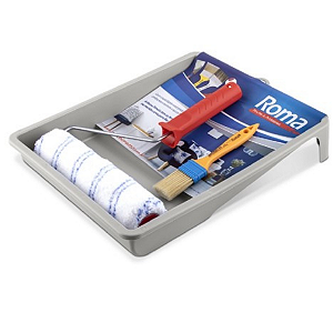 Kit de Pintura Rolo de Espuma 23 cm com 3 Peças – ROMA
