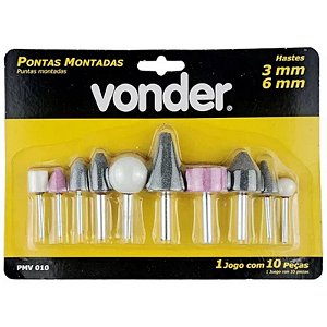 Jogo de Pontas Montadas Vonder - 10 Peças