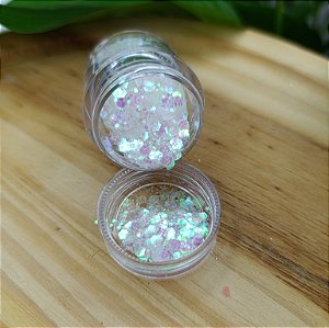 Potinho de Glitter Flocado - Furta-Cor