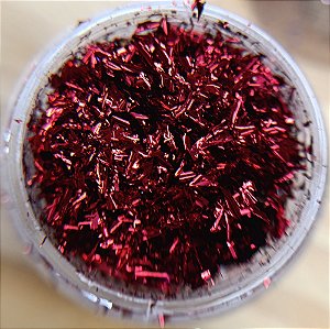 Mini Potinho de Glitter REF: 31 - Vermelho