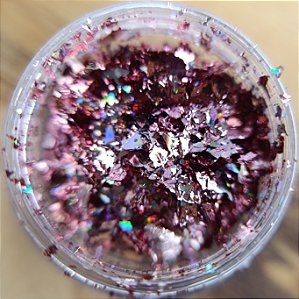 Mini Potinho de Glitter REF: 45 - Rosa