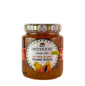 Doce de Mamão Ralado Artesanal Zero Açúcar 250g