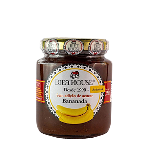 Doce de Bananada Artesanal Zero Açúcar 250g