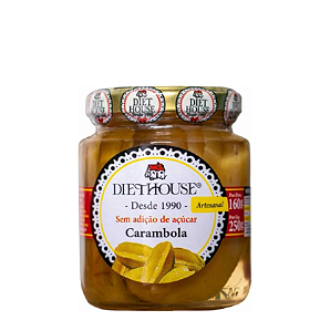 Doce Artesanal de Carambola em Calda Zero Açúcar 250g