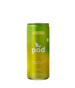 Kombucha de Abacaxi c/ Hortelã Pod Probiótico Natural e Saudável 310ml
