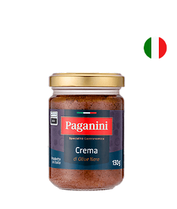 Antepasto Italiano Creme Azeitona Preta Paganini 130g