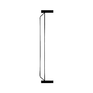 Extensor para Grade Preta Tubline 10 cm
