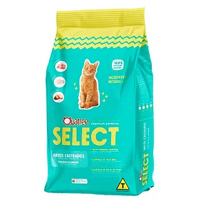 Ração Quatree Select Gatos Castrados Frango 3 Kg