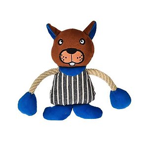 Brinquedo Urso com Corda Chalesco Único