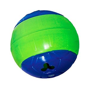 Brinquedo Dispenser Snack Ball Azul Truqys Único