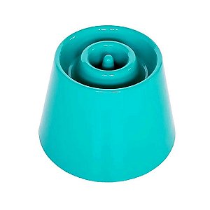 Comedouro Lento Alto Dog Eat Verde Pet Games M