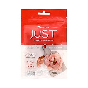 Petisco para Cães e Gatos German Hart Just Cubos de Frango 55 G