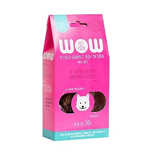 Petisco Natural Wow Pet Food De Lombinho Para Cães 50 G