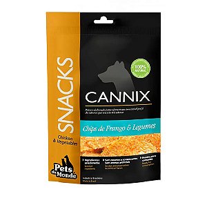 Snacks Chips De Frango E Legumes 130G Cannix Único