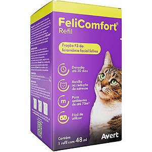 Refil Avert Felicomfort Redução do Estresse para Gatos