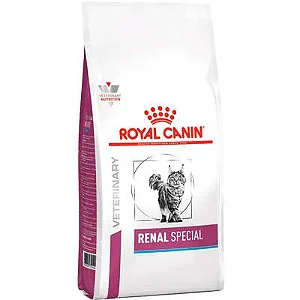 Ração Royal Canin Feline Veterinary Diet Renal Special para Gatos com Doenças Renais 400g