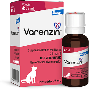 Suspensão Oral de Molidustat Elanco Varenzin 25 mg para Gatos