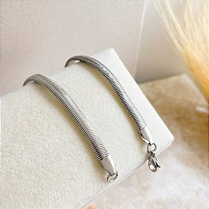 PULSEIRA MALHA GROSSA EM AÇO INOXIDÁVEL