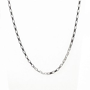 CORRENTE DE ELOS AÇO INOXIDÁVEL UNISSEX - 60cm x 0,4mm