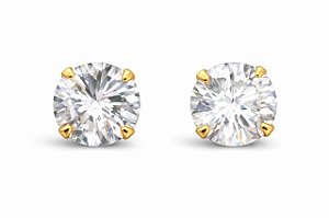 BRINCO PONTO DE LUZ FOLHEADO A OURO