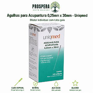 Agulha Para Acupuntura 25x30 (0,25mmx30mm)