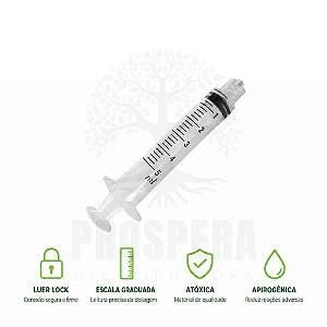 Seringa 5ml Sem Agulha Luer Lock (blister) - SR