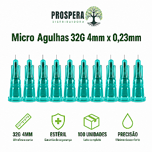 Micro Agulha 04mmx0,23mm (32G)