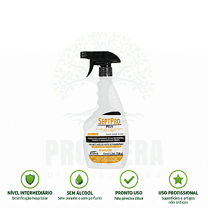 Desinfetante 5ª geração Septpro Plus 750ml - PROLINK