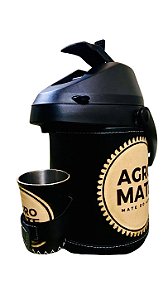 Garrafa Térmica Preto Couro 2,5L AgroMate