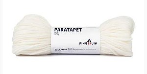 Lã Paratapet Cor 002 Branco Fio Pingouin 100 gramas