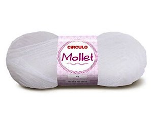Lã Mollet Círculo Cor 010 Branco 40 gramas