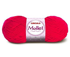 Lã Mollet Círculo Cor 142 Pimenta 40 gramas