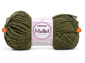 Lã Mollet Círculo Cor 1025 Aventura 40 gramas