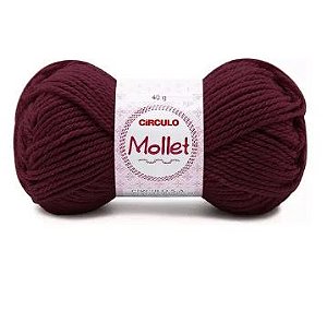 Lã Mollet Círculo Cor 3037 Rebu 40 gramas