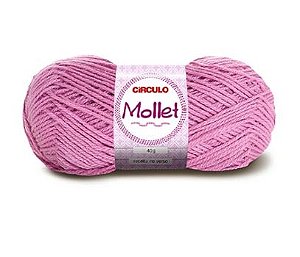 Lã Mollet Círculo Cor 6040 Lírio 40 gramas
