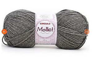 Lã Mollet Círculo Cor 7105 Águia 40 gramas