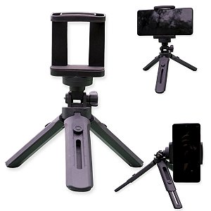 Tripé de Mesa TriPod Suporte para Celular 17 cm
