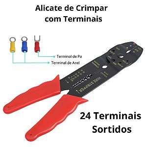 Alicate Descascador FBG Tools 3018 Multifuncional com 24 Terminais