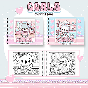Caderno / Livro de Colorir Coala Kawai
