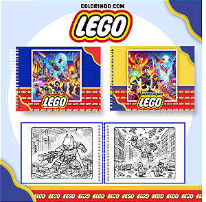 Caderno / Livro de Colorir Lego